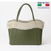 borsa_verde_beige_fronte