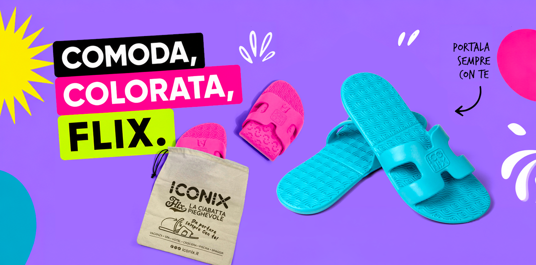 ICONIX Flix — Scopri la ciabatta pieghevole