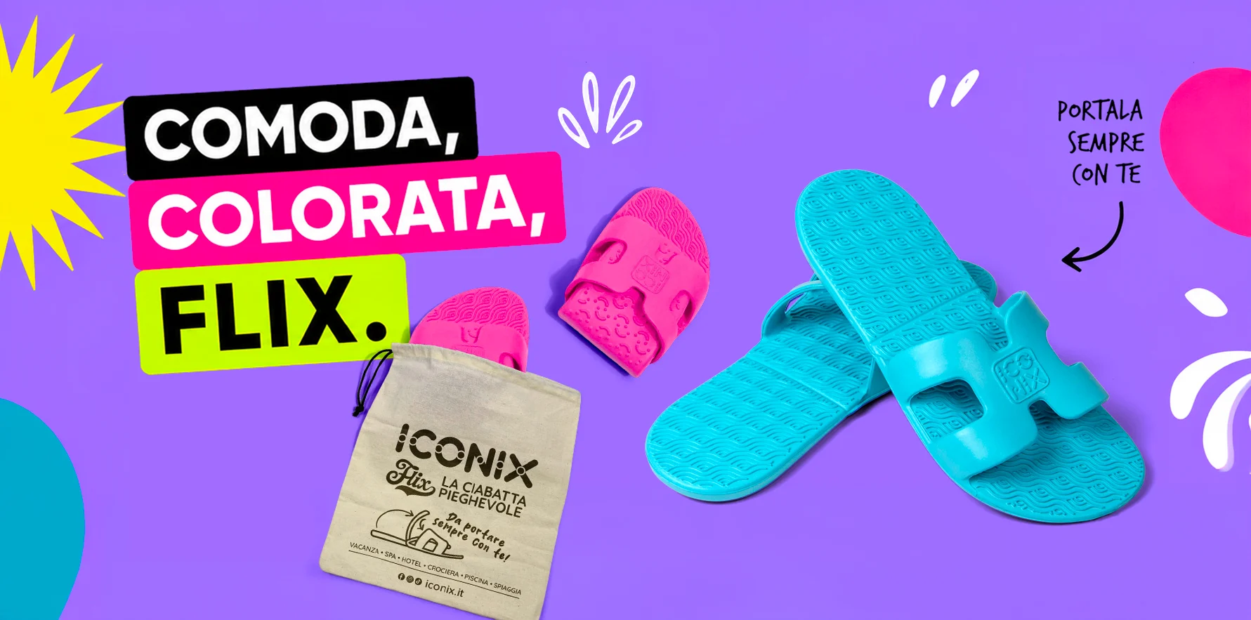 ICONIX Flix — Scopri la ciabatta pieghevole